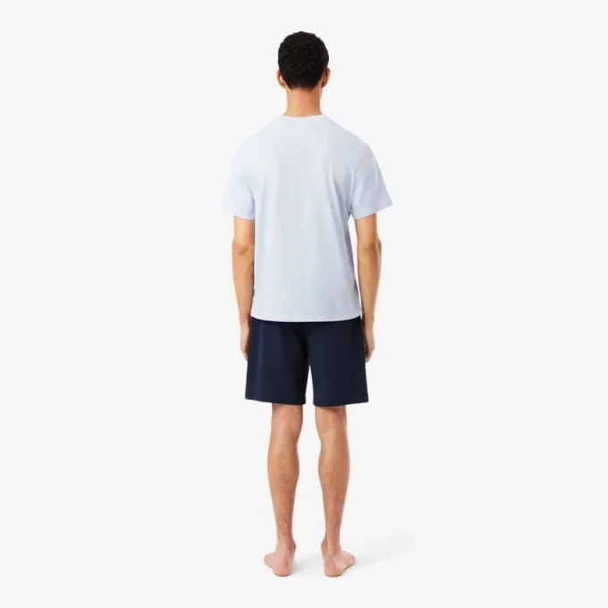 Herren-Fleece-Pyjama-Shorts in gerader Passform Herren-Fleece-Pyjama-Shorts in gerader Passform