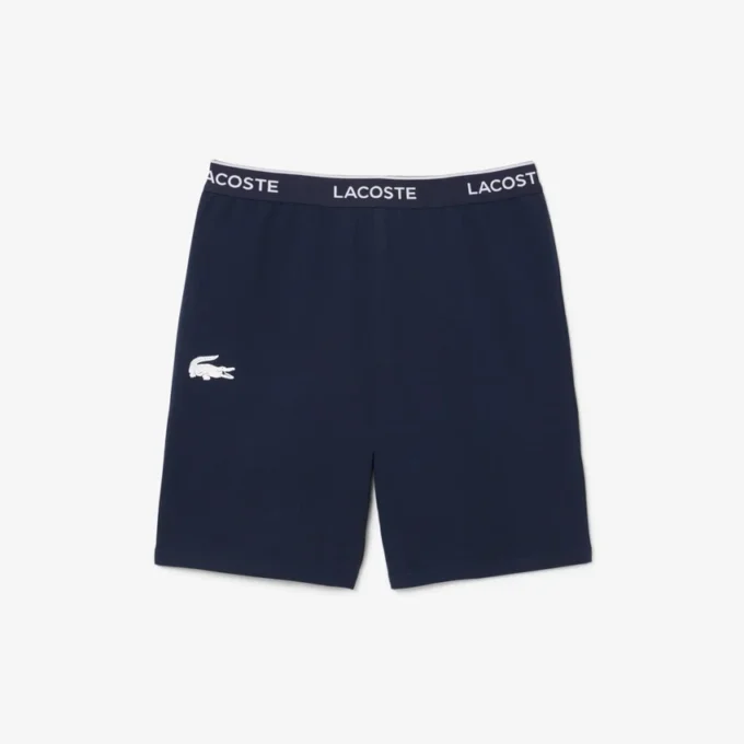 Herren-Fleece-Pyjama-Shorts in gerader Passform Herren-Fleece-Pyjama-Shorts in gerader Passform