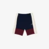 Herren-Fleece-Shorts in Regular Fit mit Colorblock-Design Herren-Fleece-Shorts in Regular Fit mit Colorblock-Design