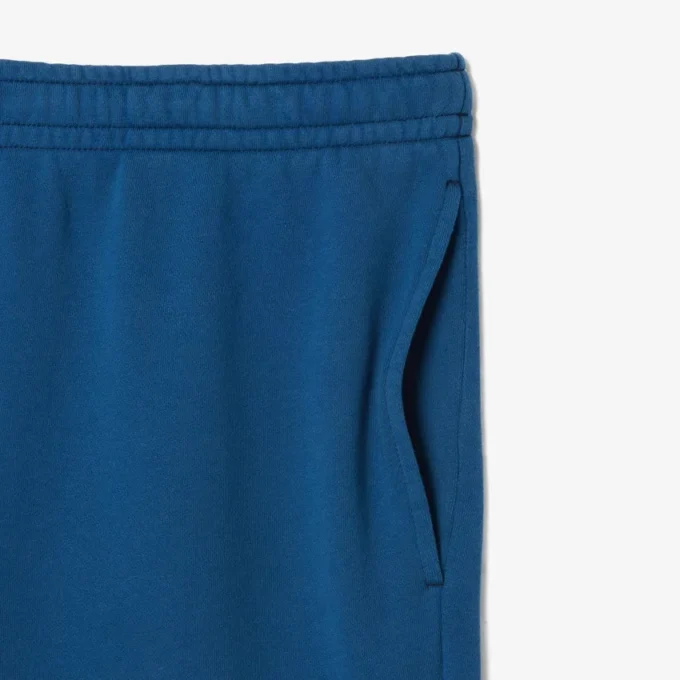 Herren-Fleece-Shorts in Regular Fit mit Washed-Effekt und Print Herren-Fleece-Shorts in Regular Fit mit Washed-Effekt und Print