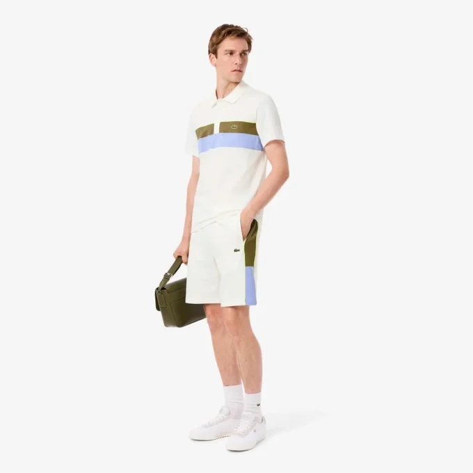 Herren-Fleece-Shorts mit Farbblock-Design Herren-Fleece-Shorts mit Farbblock-Design