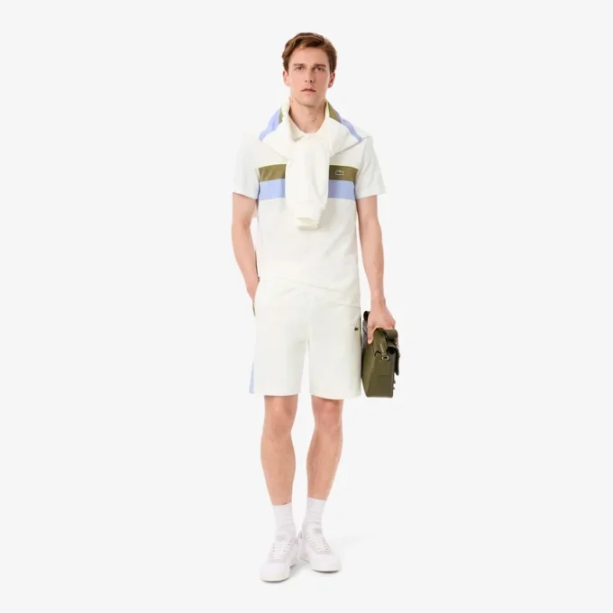 Herren-Fleece-Shorts mit Farbblock-Design Herren-Fleece-Shorts mit Farbblock-Design