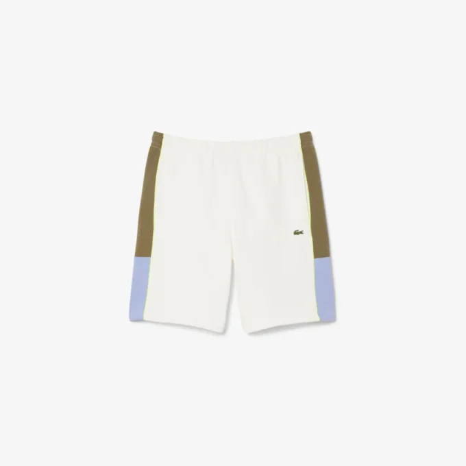 Herren-Fleece-Shorts mit Farbblock-Design Herren-Fleece-Shorts mit Farbblock-Design