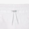 Herren-Fleece-Shorts mit Regular-Fit und Text-Stickerei Herren-Fleece-Shorts mit Regular-Fit und Text-Stickerei