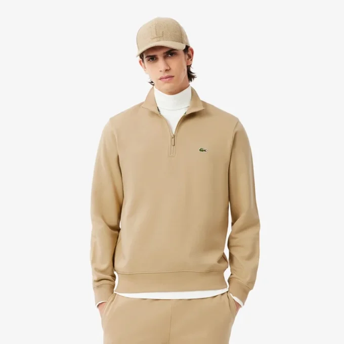 Herren-Fleece-Sweatshirt mit Reißverschluss
