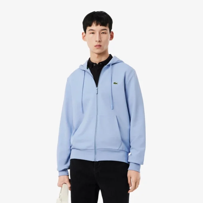Herren-Fleece-Sweatshirt mit Reißverschluss in klassischer Passform Herren-Fleece-Sweatshirt mit Reißverschluss in klassischer Passform