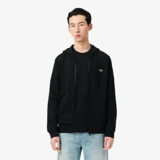 Herren-Fleece-Sweatshirt mit Reißverschluss in klassischer Passform