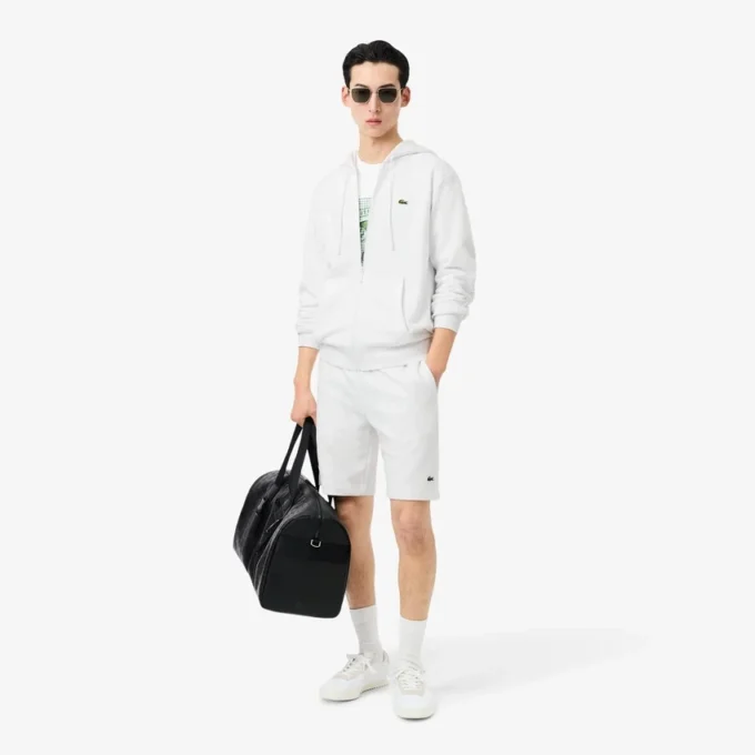 Herren-Fleece-Sweatshirt mit Reißverschluss in klassischer Passform Herren-Fleece-Sweatshirt mit Reißverschluss in klassischer Passform