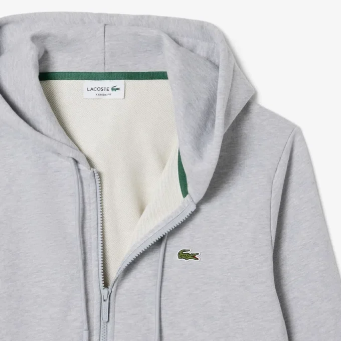 Herren-Fleece-Sweatshirt mit Reißverschluss in klassischer Passform Herren-Fleece-Sweatshirt mit Reißverschluss in klassischer Passform