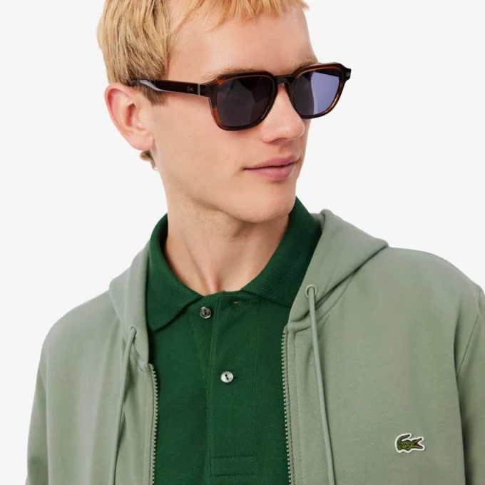 Herren-Fleece-Sweatshirt mit Reißverschluss in klassischer Passform Herren-Fleece-Sweatshirt mit Reißverschluss in klassischer Passform