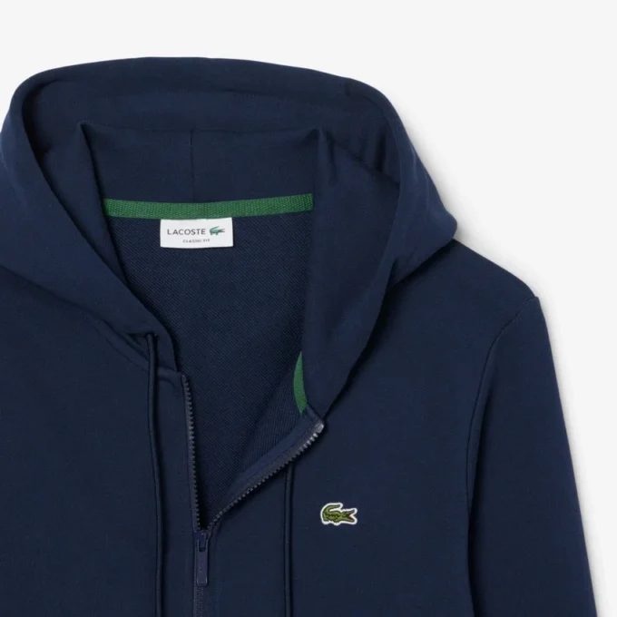 Herren-Fleece-Sweatshirt mit Reißverschluss in klassischer Passform Herren-Fleece-Sweatshirt mit Reißverschluss in klassischer Passform
