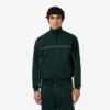Herren-Fleece-Sweatshirt mit Reißverschluss und Satin-Effekt Herren-Fleece-Sweatshirt mit Reißverschluss und Satin-Effekt