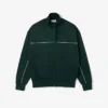 Herren-Fleece-Sweatshirt mit Reißverschluss und Satin-Effekt Herren-Fleece-Sweatshirt mit Reißverschluss und Satin-Effekt