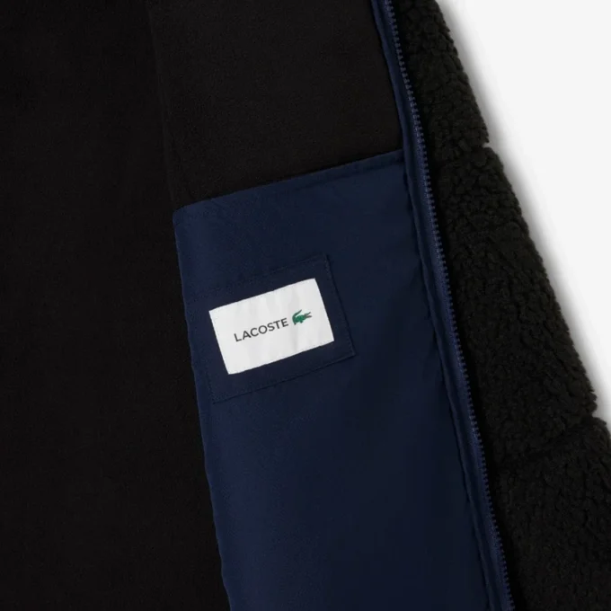 Herren-Fleecejacke mit Farbblock-Design Herren-Fleecejacke mit Farbblock-Design