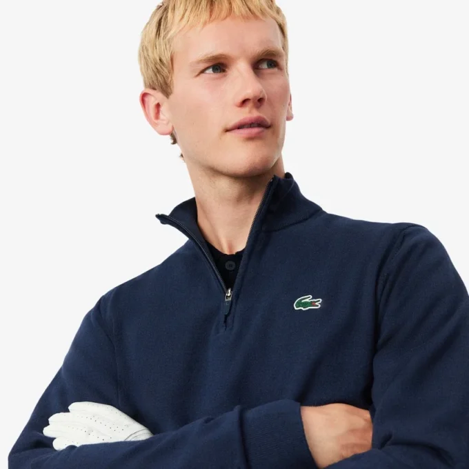 Herren-Golf-Windjacke mit Viertelreißverschluss Herren-Golf-Windjacke mit Viertelreißverschluss