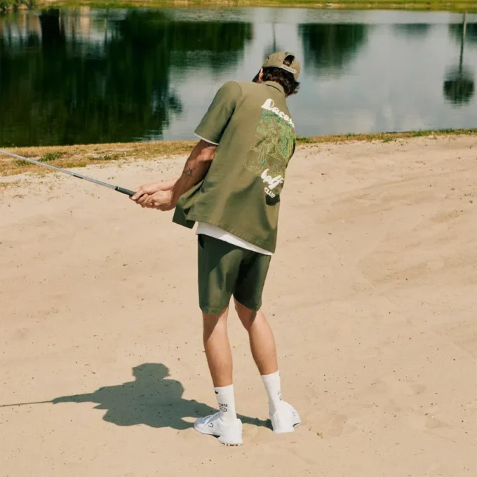 Herren-Golfhemd aus Stretch mit „Ultra Dry“-Print Herren-Golfhemd aus Stretch mit „Ultra Dry“-Print