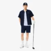Herren-Golfkappe aus besticktem Cord