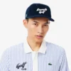 Herren-Golfkappe aus besticktem Cord