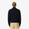 Herren-Golfpullover aus geripptem Strick mit Reißverschluss Herren-Golfpullover aus geripptem Strick mit Reißverschluss