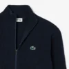 Herren-Golfpullover aus geripptem Strick mit Reißverschluss Herren-Golfpullover aus geripptem Strick mit Reißverschluss