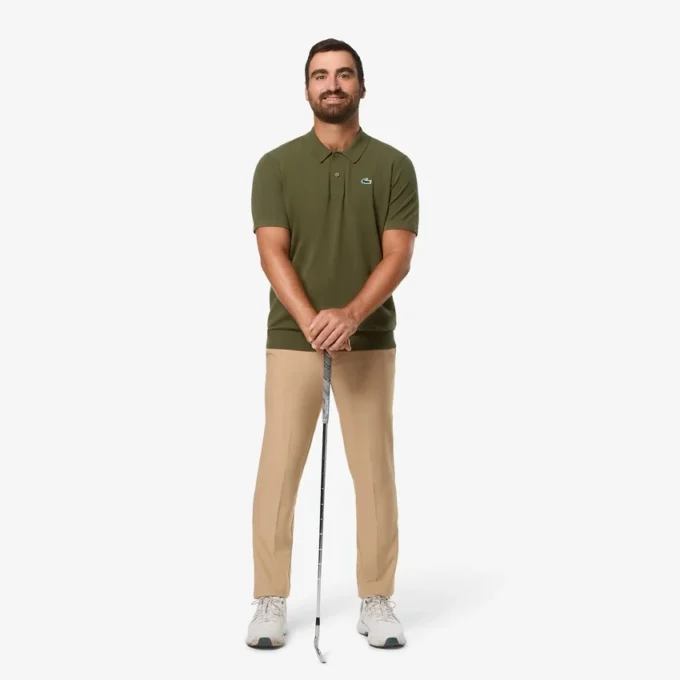 Herren-Golfpullover mit Polokragen und kurzen Ärmeln Herren-Golfpullover mit Polokragen und kurzen Ärmeln