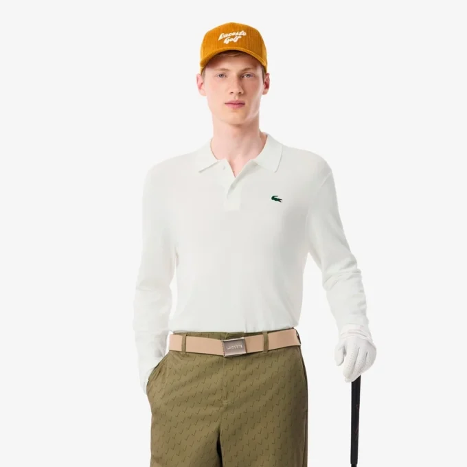 Herren-Golfpullover mit Stretch und Polokragen Herren-Golfpullover mit Stretch und Polokragen