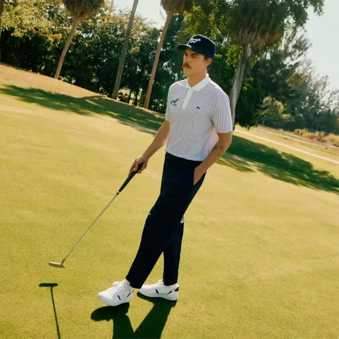 Herren-Golfschuhe T-Clip Golf aus Leder