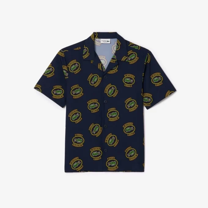 Herren-Golfshirt mit UV-Schutz in Regular-Hawaii-Passform Herren-Golfshirt mit UV-Schutz in Regular-Hawaii-Passform