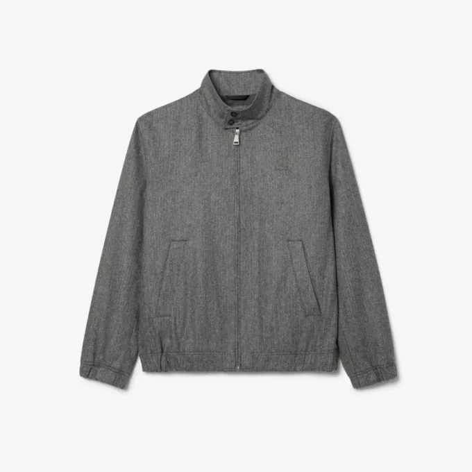 Herren-Harrington-Jacke aus Wolle Herren-Harrington-Jacke aus Wolle