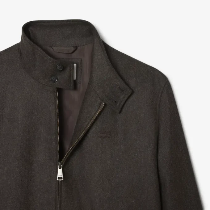 Herren-Harrington-Jacke aus Wolle Herren-Harrington-Jacke aus Wolle