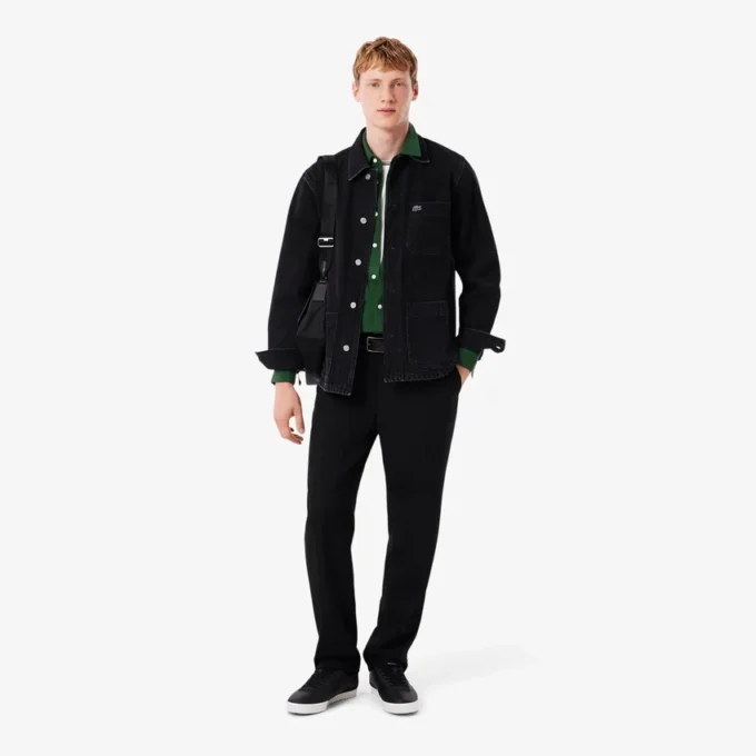 Herren-Hemd aus Baumwollpiqué in Slim Fit Herren-Hemd aus Baumwollpiqué in Slim Fit