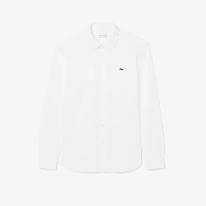 Herren-Hemd aus Baumwollpiqué in Slim Fit Herren-Hemd aus Baumwollpiqué in Slim Fit