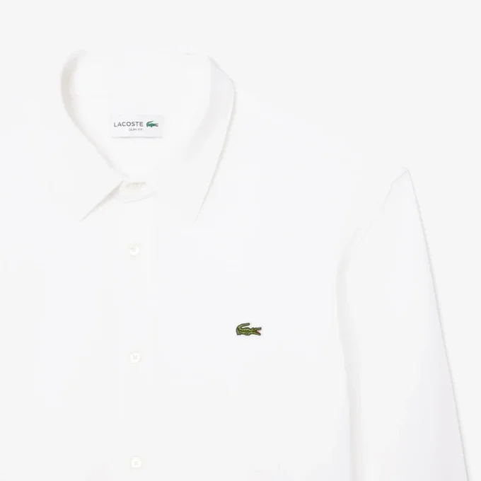 Herren-Hemd aus Baumwollpiqué in Slim Fit Herren-Hemd aus Baumwollpiqué in Slim Fit