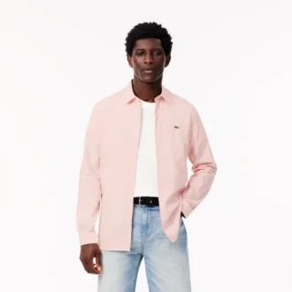Herren-Hemd aus Stretch-Popeline in Slim Fit