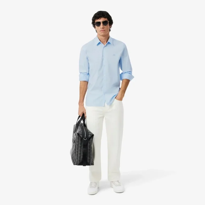 Herren-Hemd mit Knopfleiste, Slim Fit und Stretch Herren-Hemd mit Knopfleiste, Slim Fit und Stretch