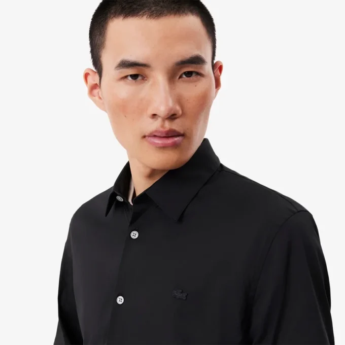 Herren-Hemd mit Knopfleiste, Slim Fit und Stretch Herren-Hemd mit Knopfleiste, Slim Fit und Stretch