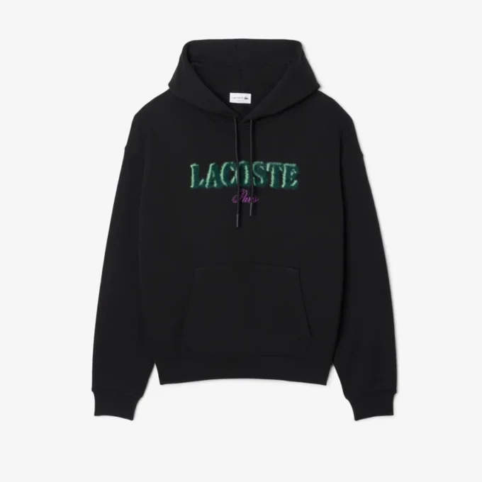 Herren-Hoodie mit lockerer Passform und Stickerei