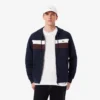Herren-Hoodie mit Reißverschluss und Farbblock-Design Herren-Hoodie mit Reißverschluss und Farbblock-Design