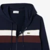 Herren-Hoodie mit Reißverschluss und Farbblock-Design Herren-Hoodie mit Reißverschluss und Farbblock-Design