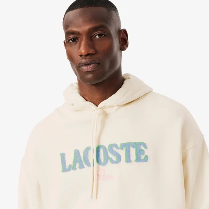 Herren-Hoodie mit Stickerei in lockerer Passform Herren-Hoodie mit Stickerei in lockerer Passform