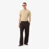 Herren-Hose aus Piqué mit Falten in lockerer Passform Herren-Hose aus Piqué mit Falten in lockerer Passform