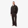 Herren-Hose aus Piqué mit Falten in lockerer Passform Herren-Hose aus Piqué mit Falten in lockerer Passform