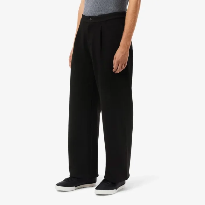 Herren-Hose aus Piqué mit Falten in lockerer Passform Herren-Hose aus Piqué mit Falten in lockerer Passform