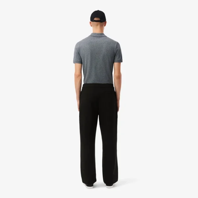 Herren-Hose aus Piqué mit Falten in lockerer Passform Herren-Hose aus Piqué mit Falten in lockerer Passform