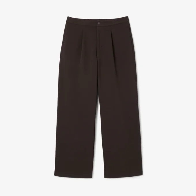 Herren-Hose aus Piqué mit Falten in lockerer Passform Herren-Hose aus Piqué mit Falten in lockerer Passform