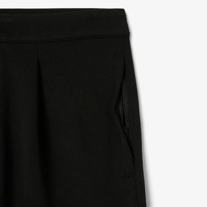 Herren-Hose aus Piqué mit Falten in lockerer Passform Herren-Hose aus Piqué mit Falten in lockerer Passform