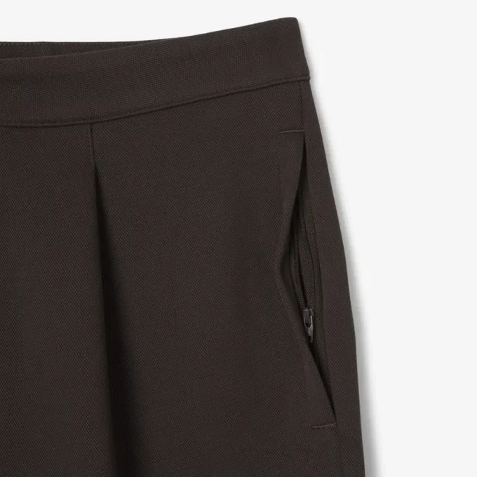 Herren-Hose aus Piqué mit Falten in lockerer Passform Herren-Hose aus Piqué mit Falten in lockerer Passform