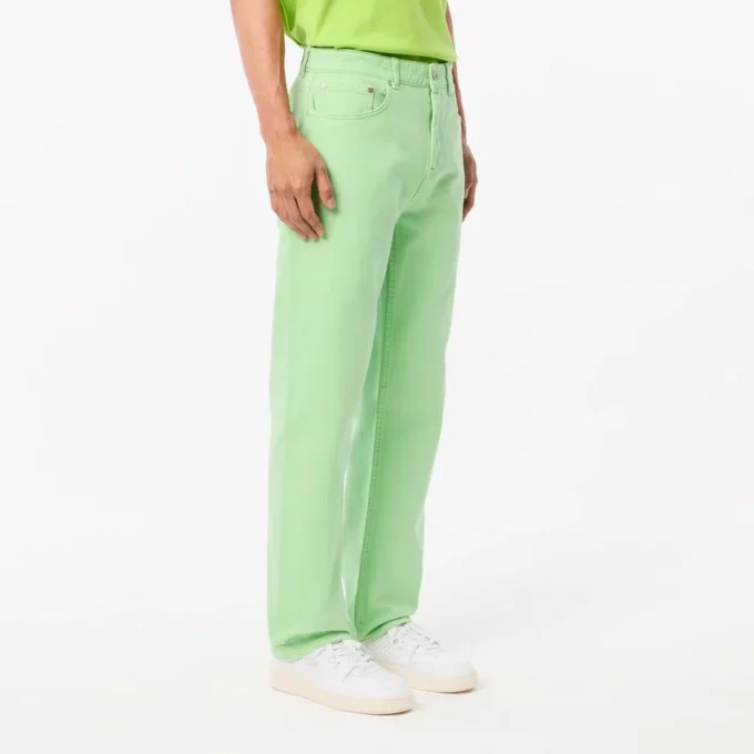 Herren-Jeans aus Baumwoll-Denim mit geradem Bein Herren-Jeans aus Baumwoll-Denim mit geradem Bein