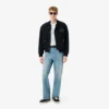 Herren-Jeans aus Denim mit 5 Taschen und lockerer Passform Herren-Jeans aus Denim mit 5 Taschen und lockerer Passform