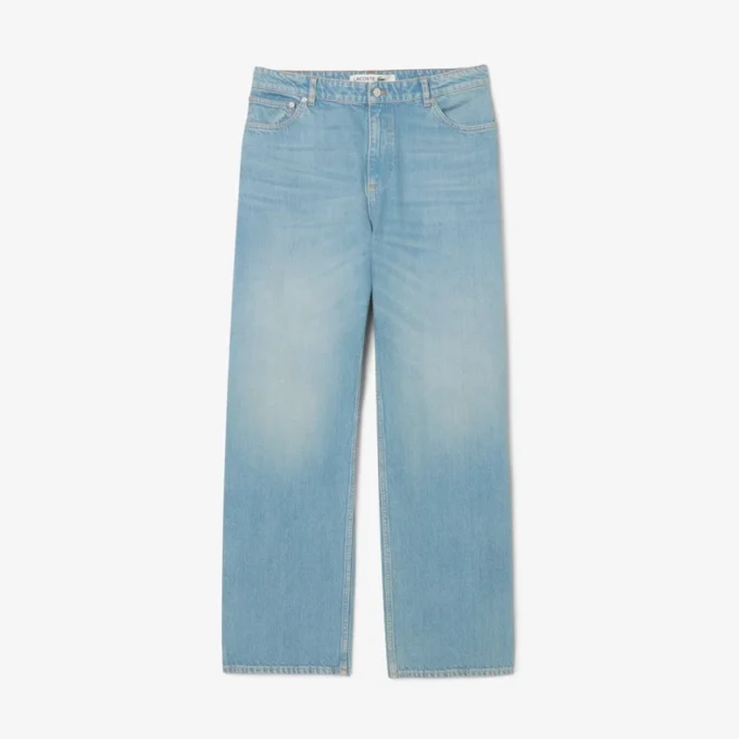 Herren-Jeans aus Denim mit 5 Taschen und lockerer Passform Herren-Jeans aus Denim mit 5 Taschen und lockerer Passform